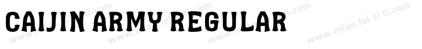 CAIJIN Army Regular字体转换